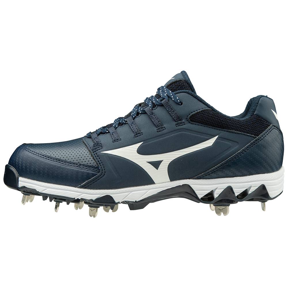 Zapatillas Sofbol Mizuno 9-Spike Swift 6 Bajas Metal Mujer Azul Marino/Blancas Ofertas LIGT-45038